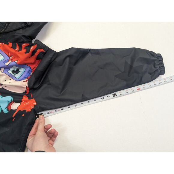 Members Only Nickelodeon Jacket Size M Rugrats Spongebob Hey Arnold Squidward - Picture 9 of 10